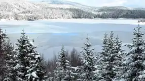 Abant Gölü Buz Tuttu!