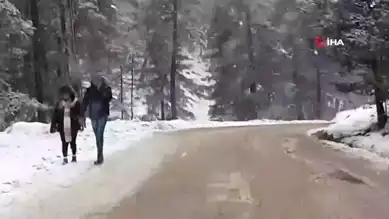 Abant'ta Kar Keyfi Başladı!