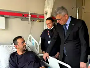 Bakanlar, Bolu Otel Yangını Yaralılarını Ziyaret Etti