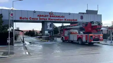 Bolu Cezaevi'nde Gerçekçi Yangın Tatbikatı