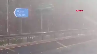 Bolu Dağı'nda Kar ve Sis Uyarısı