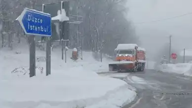 Dağ Geçidinde Kar Yağışı Uyarısı!