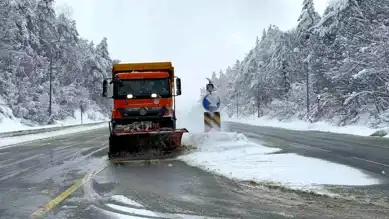 Bolu Dağı'nda Kar Yağışı: Ulaşım Normal