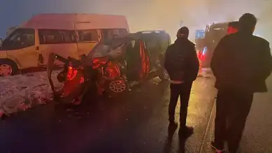 Bolu Dağı'nda 6 Yaralı Zincirleme Kaza