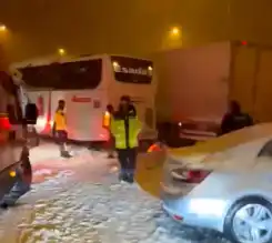 Bolu Dağı'nda Zincirleme Kaza: TEM Ulaşım Kapalı
