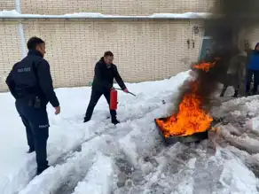 Üniversite Personeline Yangın Güvenliği Eğitimi