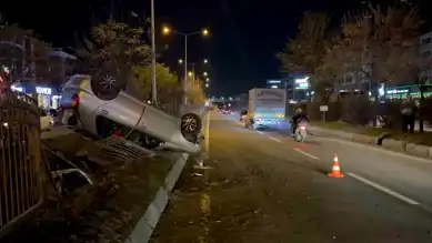 Bolu'da Alkollü Sürücü Kazası: Hafif Yaralanma