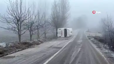 Bolu'da İşçi Servisi Kazası: 9 Yaralı