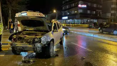Bolu'da Minibüs Kazası: 1 Yaralı