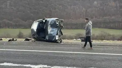 Bolu'da Trafik Kazası: Sürücü Yaralandı