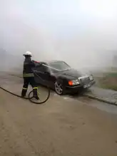 Bolu'da Otomobil Motor Yangını Önlendi