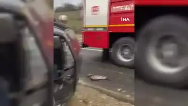 Yağışlı Havada Takla Atan Araç: 1 Yaralı
