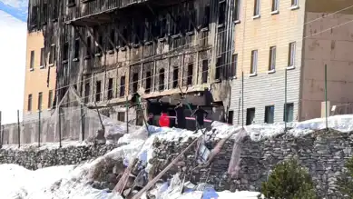 Bolu Grand Kartal Otel Yangını: Müfettişler İncelemede