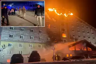 Bolu Otel Yangını: 3 Ölü! İlk Görüntüler