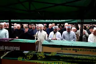 Erdoğan, Bolu Otel Yangını Kurbanlarının Cenazesinde