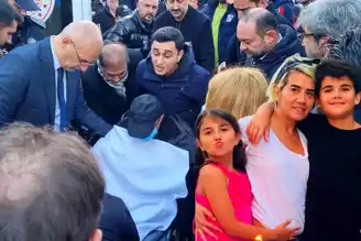 Kartalkaya Otel Yangını: Baba, Eşini ve Çocuklarını Uğurladı