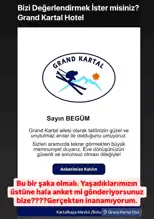 Grand Kartal Oteli'nden Anket Skandalı