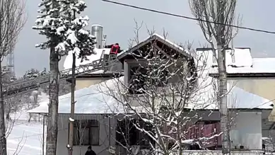 Mudurnu'da Baca Yangını Sönmüştür
