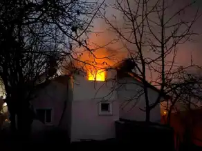 Mudurnu'da Ev Yandı, Kül Oldu!