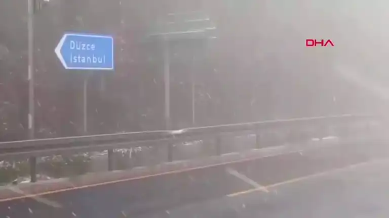 Bolu Dağı'nda Kar ve Sis Uyarısı
