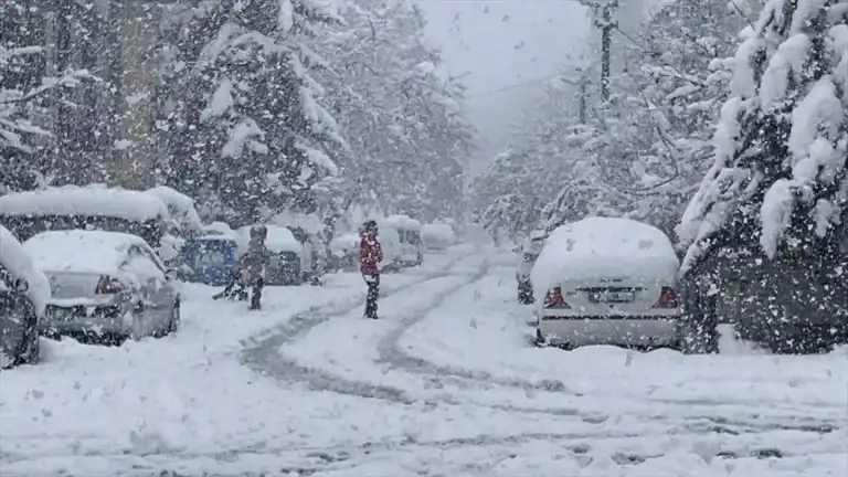 Şiddetli Kar Yağışı 60 Köy Yolunu Kapattı