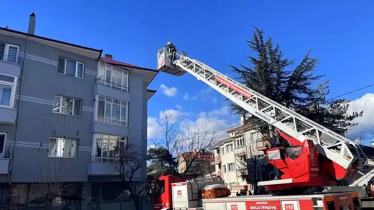 Şehir Merkezinde Apartman Yangını Sönmüştür
