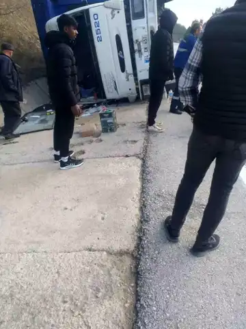 Bolu'da Tavuk Kamyonu Kazası: Sürücü Yaralı, Yüzlerce Tavuk Telef
