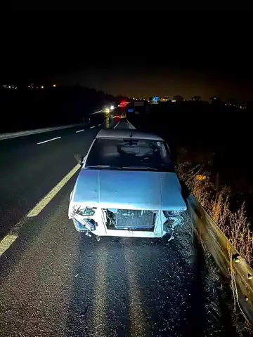 Bolu'da Alkollü Sürücü Ters Yönde Kaza Yaptı
