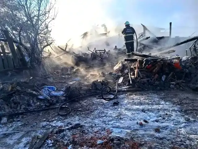 Bolu Dörtdivan'da Yangın: 1 Ölü, 1 Yaralı
