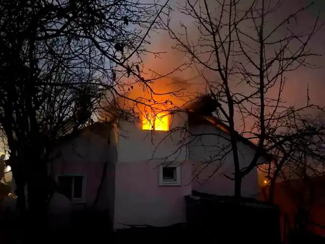 Mudurnu'da Ev Yandı, Kül Oldu!